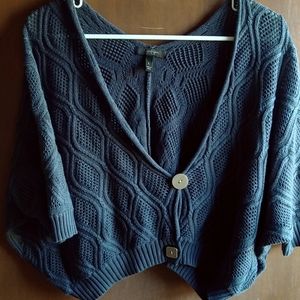 Sweater Crop Cover Up
